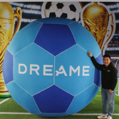 Manufacturer Custom Outdoor Inflatable Play Sport Games Toys, Large Inflatable Footballs for Team Building