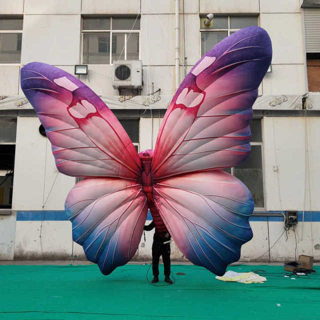 Custom Inflatable butterfly Models, Used for Commercial Events, Exhibitions and Large-scale Parades