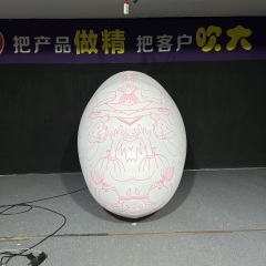 Inflatable Huge Cloud Balloon with LED Lighting  Indoor/Outdoor Use Oxford Cloth Material for Ceiling Decoration