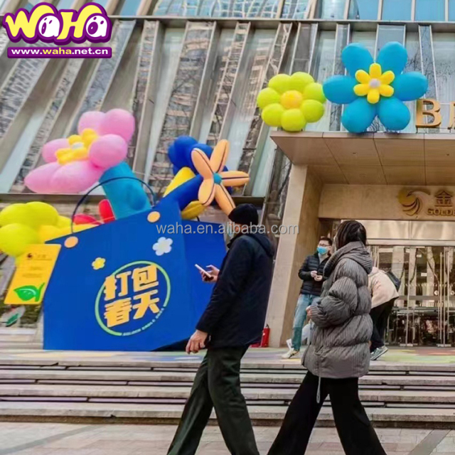 Decor Flower Event Giant Led Bright Artificial Flowers Inflatable Festival Decoration