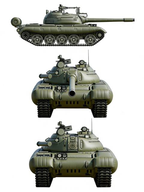 Inflatable Tank Inflatable Tank Inflatable Battle Tank Model High Quality Inflatable Tank