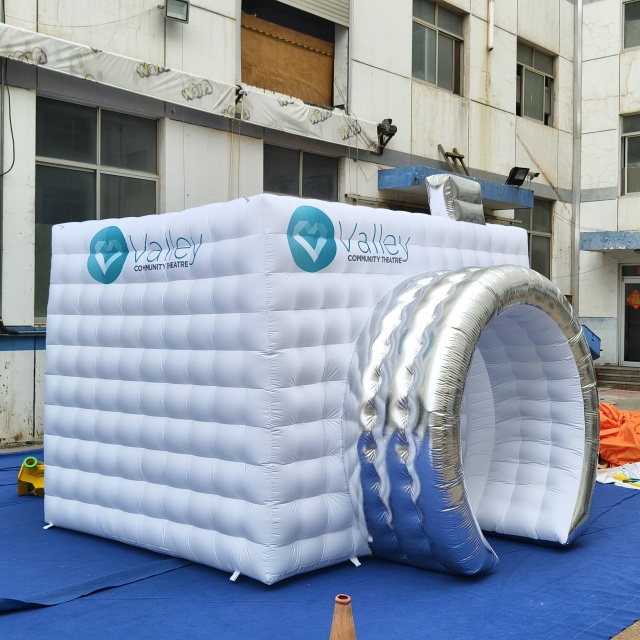 Customizable Inflatable Cube Booth Oxford Material Photo Booth Tent Blower Digital Printing Outdoor Parties Promotions