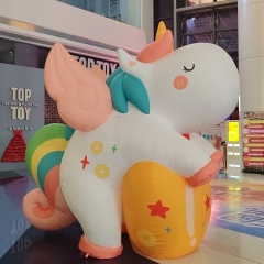 Customize Inflatable Cartoon Horses Inflatable Cartoon Horse Shopping Mall Advertising Decoration