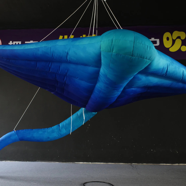 High-quality Custom LED Illuminated Rayfish Inflatable Model, Equipped with Marine Atmosphere Scene Decoration Props.