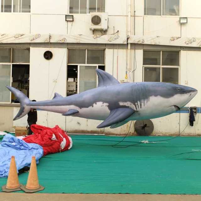 Lifelike Giant Inflatable Shark / Inflatable Animals for Sale