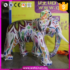 Customized Giant Led Inflatable Elephant Mascot Decoration