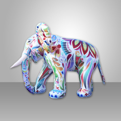 Customized Giant Led Inflatable Elephant Mascot Decoration
