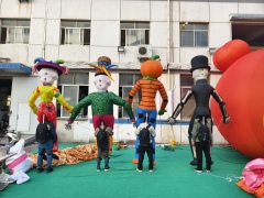 Parade Stage Performance Inflatable Chubby Clown Costume Outdoor Procession Inflatable Clown Puppet