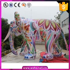Customized Giant Led Inflatable Elephant Mascot Decoration