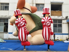 Parade Stage Performance Inflatable Chubby Clown Costume Outdoor Procession Inflatable Clown Puppet