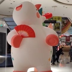 Customize Inflatable Cartoon Horses Inflatable Cartoon Horse Shopping Mall Advertising Decoration