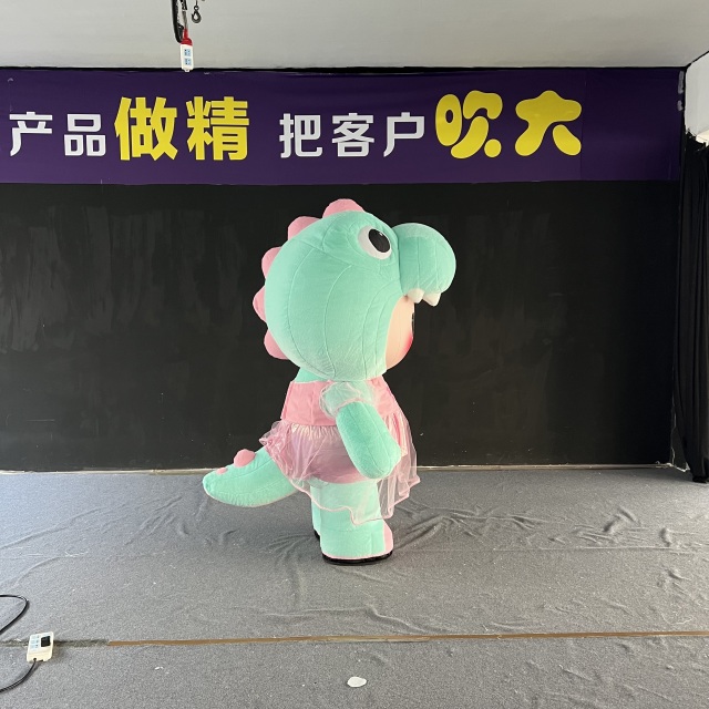 Inflatable  Dinosaur Costume Halloween Adult Outdoor Promotion with Built-In Fan for Parade