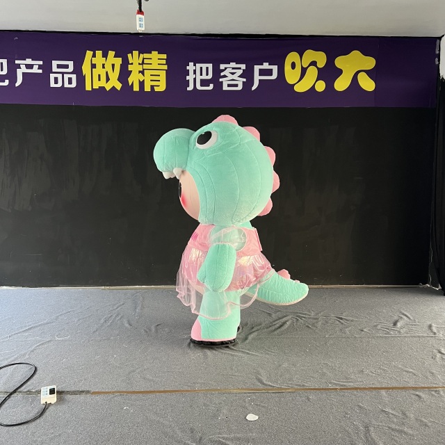 Inflatable  Dinosaur Costume Halloween Adult Outdoor Promotion with Built-In Fan for Parade