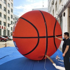 Giant Inflatable Basketball Model Advertising Custom Inflatable Basketball Volleyball Balloon Sports Theme Beach Toys