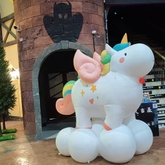 Customize Inflatable Cartoon Horses Inflatable Cartoon Horse Shopping Mall Advertising Decoration