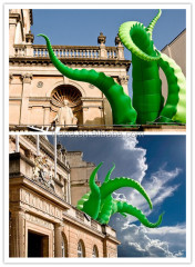 New Hanging Garden Decorations Inflatable Tentacle Print Toy Tentacle