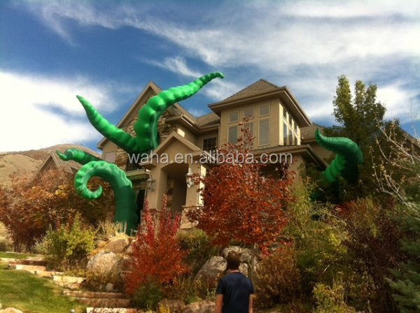 New Hanging Garden Decorations Inflatable Tentacle Print Toy Tentacle