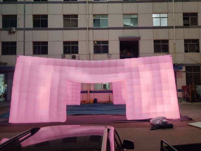 Customizable Inflatable Cube Booth Oxford Material Photo Booth Tent LED Lamp Blower Digital Printing Outdoor Parties Promotions