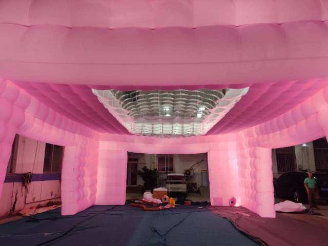 Customizable Inflatable Cube Booth Oxford Material Photo Booth Tent LED Lamp Blower Digital Printing Outdoor Parties Promotions