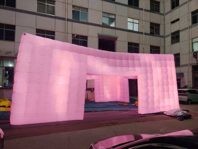 Customizable Inflatable Cube Booth Oxford Material Photo Booth Tent LED Lamp Blower Digital Printing Outdoor Parties Promotions