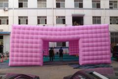 Customizable Inflatable Cube Booth Oxford Material Photo Booth Tent LED Lamp Blower Digital Printing Outdoor Parties Promotions