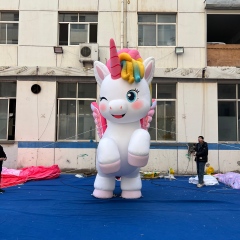 Inflatable Horse Cartoon Durable Inflatable Unicorn for Decoration