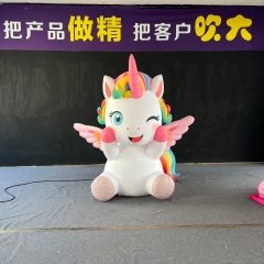 Inflatable Horse Cartoon Durable Inflatable Unicorn for Decoration