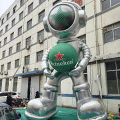 Robot Moving Costume PVC Inflatable Advertising Mascot Cartoon Inflatable Costume for Party or Event Comes With a Blower