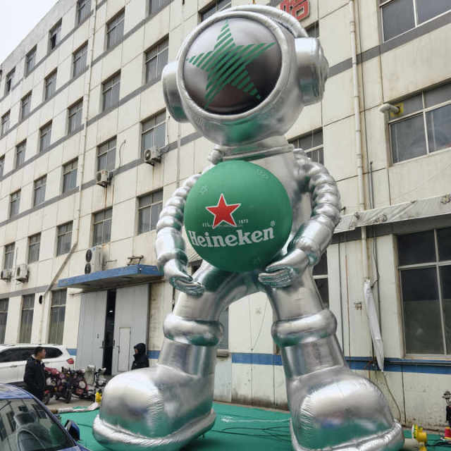 Robot Moving Costume PVC Inflatable Advertising Mascot Cartoon Inflatable Costume for Party or Event Comes With a Blower