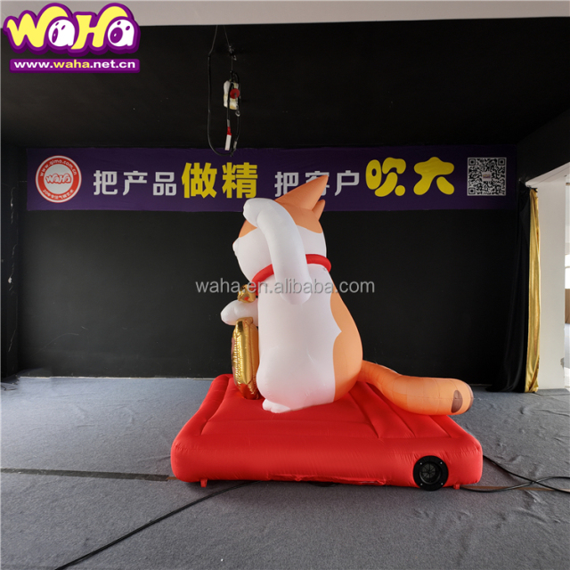 Giant Lucky Cat Inflatable Advertising Inflatables Alice Wonderland Party Shows Wall Patrol Cat Huge Cat Large Inflatable
