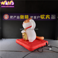 Giant Lucky Cat Inflatable Advertising Inflatables Alice Wonderland Party Shows Wall Patrol Cat Huge Cat Large Inflatable