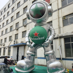 Robot Moving Costume PVC Inflatable Advertising Mascot Cartoon Inflatable Costume for Party or Event Comes With a Blower