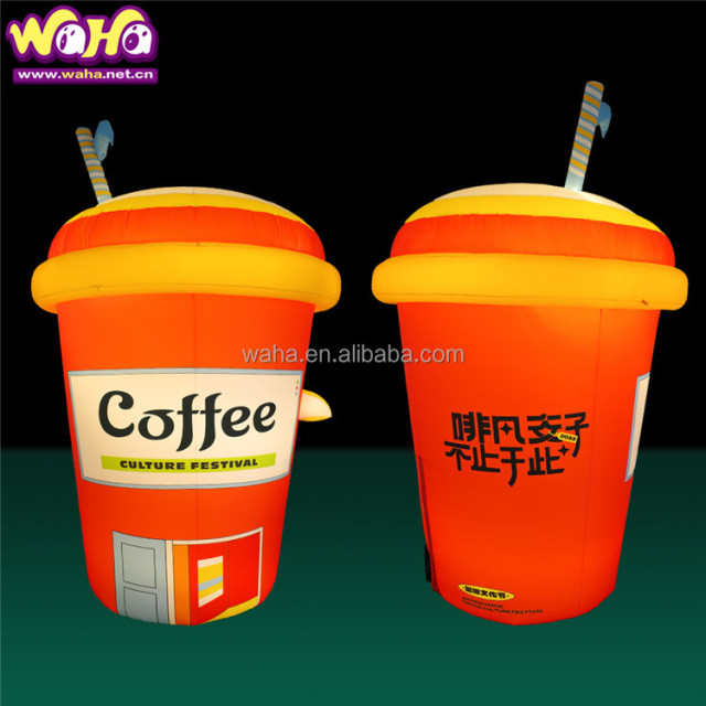 Coffee Culture Festival Decoration Inflatable Coffee Cup