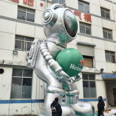 Robot Moving Costume PVC Inflatable Advertising Mascot Cartoon Inflatable Costume for Party or Event Comes With a Blower