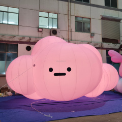 Hanging Inflatable Cloud , Inflatable Cloud Shape Balloon for Event Decoration