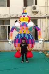 Giant Inflatable Clown Puppeteer Costume, Durable Carnival Advertising Inflatable for Event