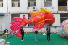 Giant Inflatable Koi Dragon Fish Parade Puppet, Durable Advertising Inflatable for Festival & Event