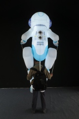 Giant Inflatable Astronaut Puppeteer Costume, Durable Space Themed Advertising Inflatable for Event