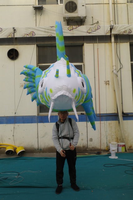 Giant Inflatable Lionfish Parade Puppet, Durable Advertising Inflatable for Ocean Themed Event