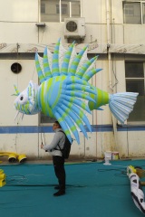 Giant Inflatable Lionfish Parade Puppet, Durable Advertising Inflatable for Ocean Themed Event