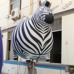 Custom Made Inflatable Chubby Zebra Figure, Personalized Advertising Inflatable for Mall & Exhibition