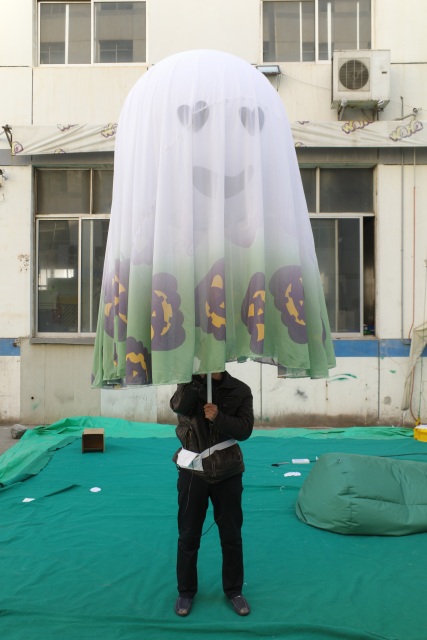 Inflatable Spooky Ghost Parade Prop, Promotional Blow up Inflatable for Halloween & Parade