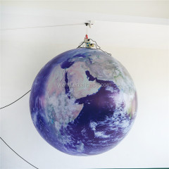Hanging Advertising Giant Inflatable Earth Globe Ball for Stage Decoration&Commercial display & exhibition&Parade