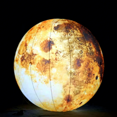 Pvc Advertising Balloons Giant Inflatable Ball for Parties and Events Led Lamp Inflatable Moon Planet Ball for Stage Decoration&Commercial display & exhibition&Parade