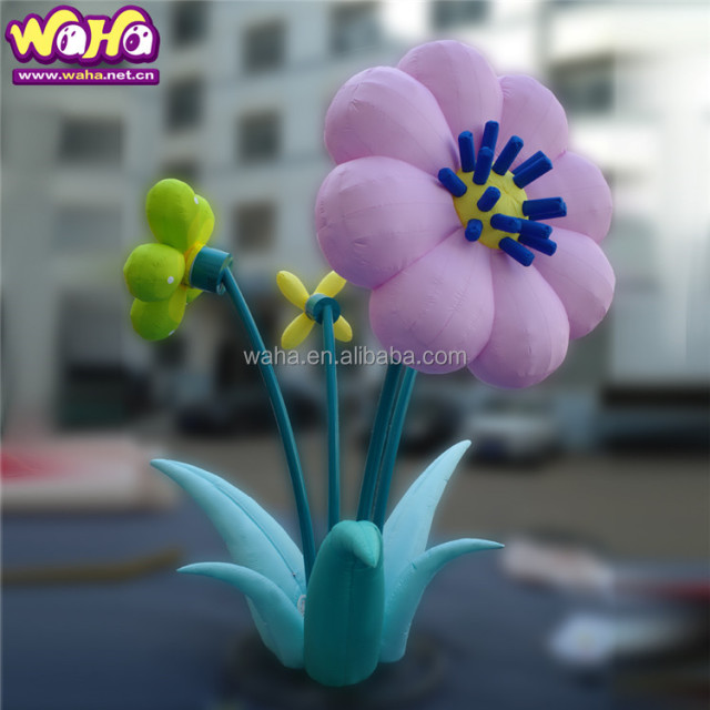 Giant Welcome Inflatable Flower Balloon, Advertising Inflatable Flower for Stage Decoration&Commercial display & exhibition&Parade