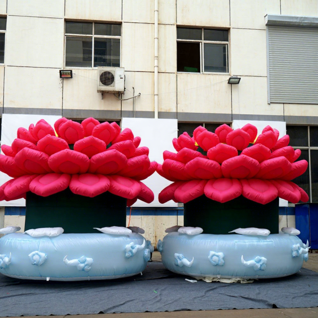 Giant Inflatable Lotus air Model with Best Quality Materials for Stage Decoration&Commercial display & exhibition&Parade