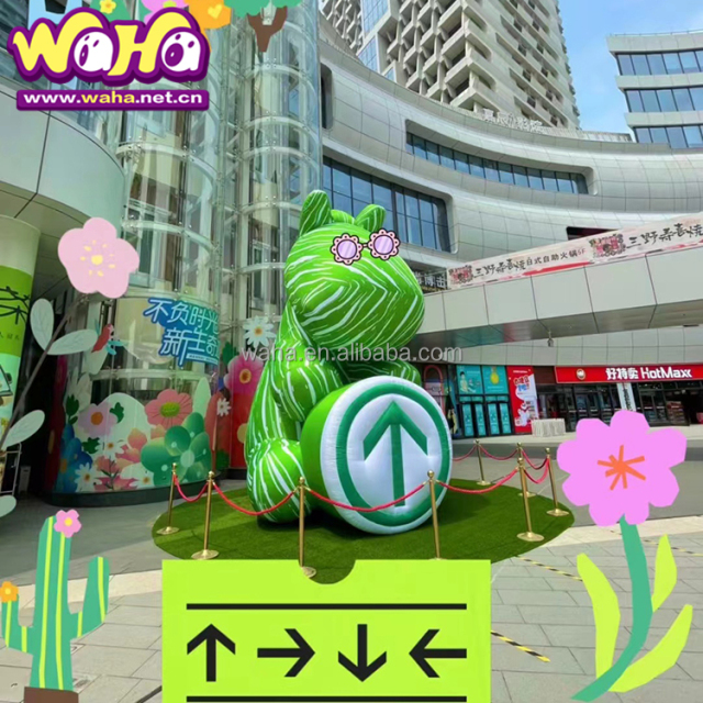 Giant Inflatable Health and Epidemic Prevention Green Code