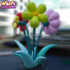 Giant Welcome Inflatable Flower Balloon, Advertising Inflatable Flower for Stage Decoration&Commercial display & exhibition&Parade
