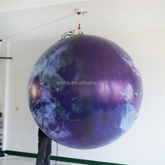 Hanging Advertising Giant Inflatable Earth Globe Ball for Stage Decoration&Commercial display & exhibition&Parade