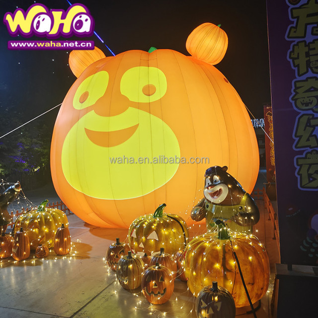 Newest Customized Size Decoration Inflatable Pumpkin for Halloween Festival Advertising & Stage Decoration&Commercial display & exhibition&Parade